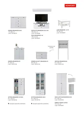 Komfort - gazetka promocyjna Katalog meble i oświetlenie od piątku 26.09 do środy 31.12 - strona 9 Komfort - gazetka promocyjna Katalog meble i oświetlenie od piątku 26.09 do środy 31.12 - strona 9