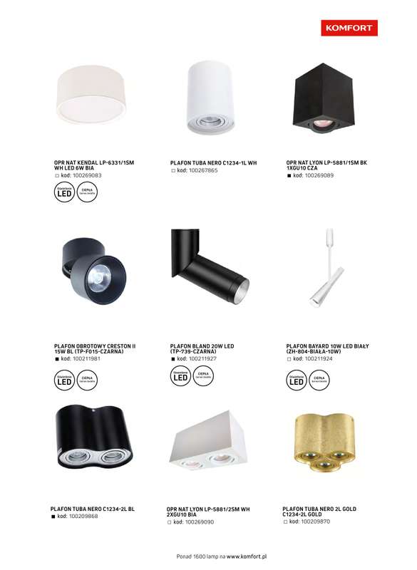 Komfort - gazetka promocyjna Katalog meble i oświetlenie od piątku 26.09 do środy 31.12 - strona 79