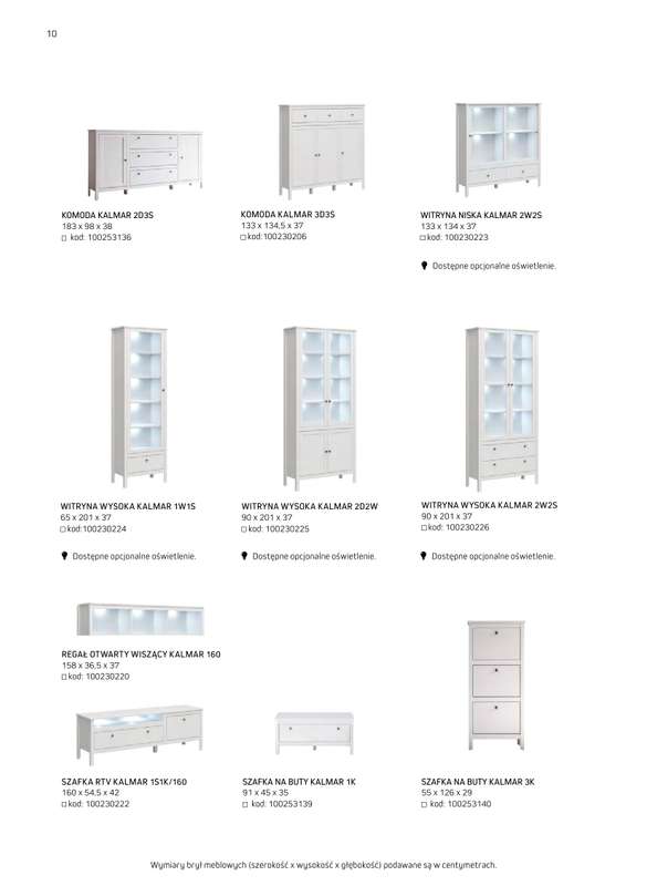 Komfort - gazetka promocyjna Katalog meble i oświetlenie od piątku 26.09 do środy 31.12 - strona 10