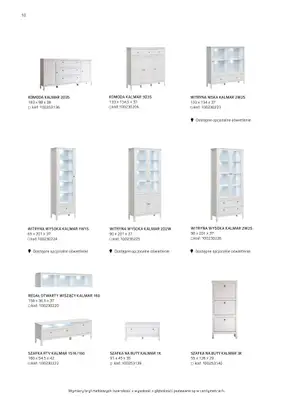 Komfort - gazetka promocyjna Katalog meble i oświetlenie od piątku 26.09 do środy 31.12 - strona 10 Komfort - gazetka promocyjna Katalog meble i oświetlenie od piątku 26.09 do środy 31.12 - strona 10