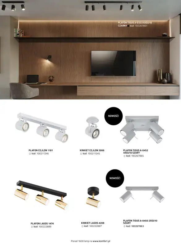 Komfort - gazetka promocyjna Katalog meble i oświetlenie od piątku 26.09 do środy 31.12 - strona 78