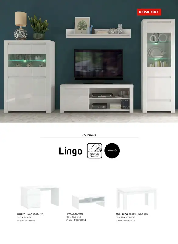 Komfort - gazetka promocyjna Katalog meble i oświetlenie od piątku 26.09 do środy 31.12 - strona 15