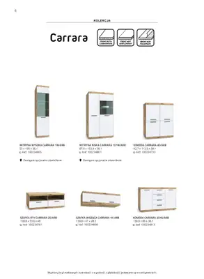Komfort - gazetka promocyjna Katalog meble i oświetlenie od piątku 26.09 do środy 31.12 - strona 6 Komfort - gazetka promocyjna Katalog meble i oświetlenie od piątku 26.09 do środy 31.12 - strona 6