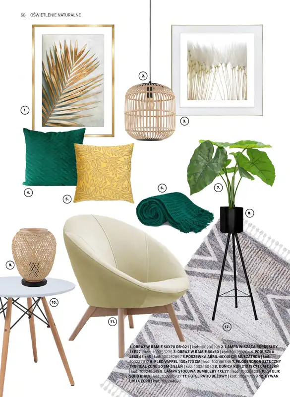 Komfort - gazetka promocyjna Katalog meble i oświetlenie od piątku 26.09 do środy 31.12 - strona 68