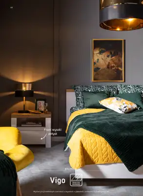 Komfort - gazetka promocyjna Katalog meble i oświetlenie od piątku 26.09 do środy 31.12 - strona 44 Komfort - gazetka promocyjna Katalog meble i oświetlenie od piątku 26.09 do środy 31.12 - strona 44