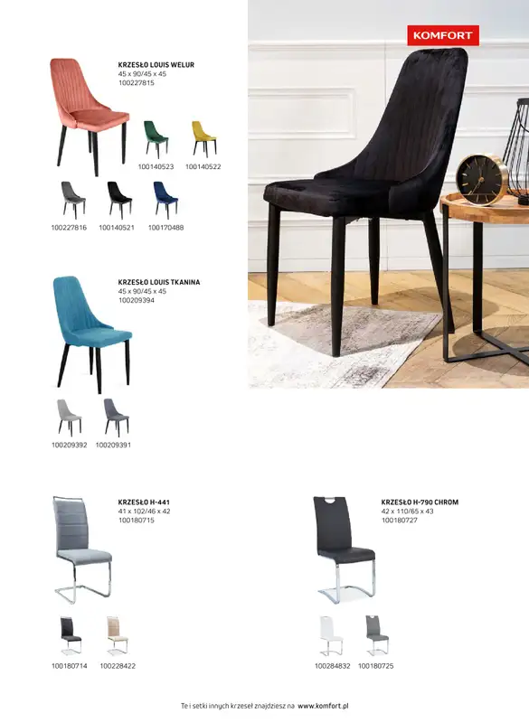 Komfort - gazetka promocyjna Katalog meble i oświetlenie od piątku 26.09 do środy 31.12 - strona 41