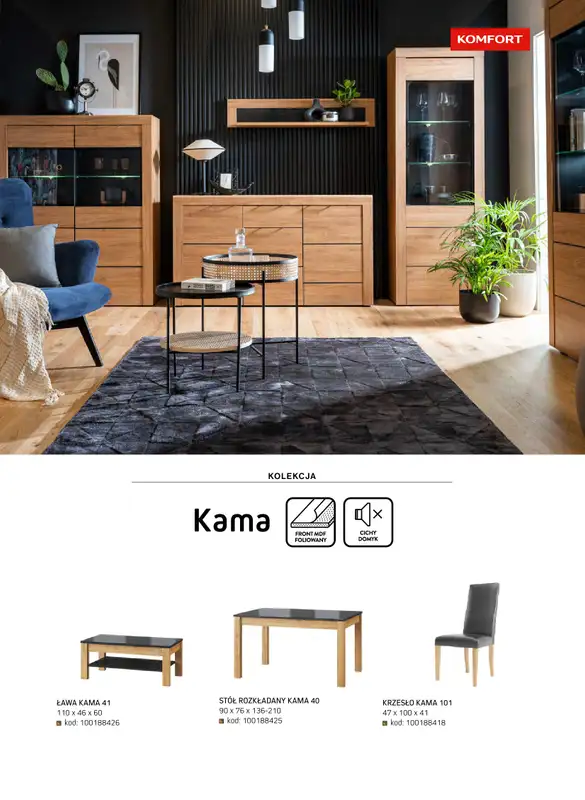 Komfort - gazetka promocyjna Katalog meble i oświetlenie od piątku 26.09 do środy 31.12 - strona 21