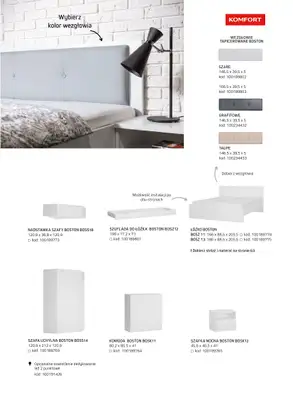 Komfort - gazetka promocyjna Katalog meble i oświetlenie od piątku 26.09 do środy 31.12 - strona 47 Komfort - gazetka promocyjna Katalog meble i oświetlenie od piątku 26.09 do środy 31.12 - strona 47
