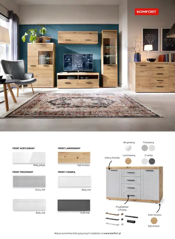 Komfort - gazetka promocyjna Katalog meble i oświetlenie od piątku 26.09 do środy 31.12 - strona 7