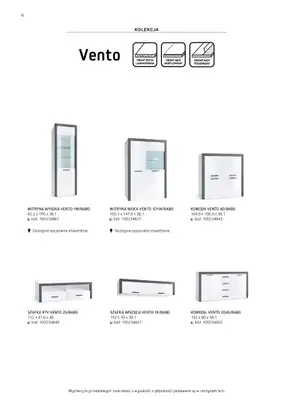Komfort - gazetka promocyjna Katalog meble i oświetlenie od piątku 26.09 do środy 31.12 - strona 4 Komfort - gazetka promocyjna Katalog meble i oświetlenie od piątku 26.09 do środy 31.12 - strona 4