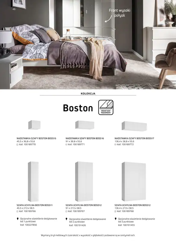 Komfort - gazetka promocyjna Katalog meble i oświetlenie od piątku 26.09 do środy 31.12 - strona 46