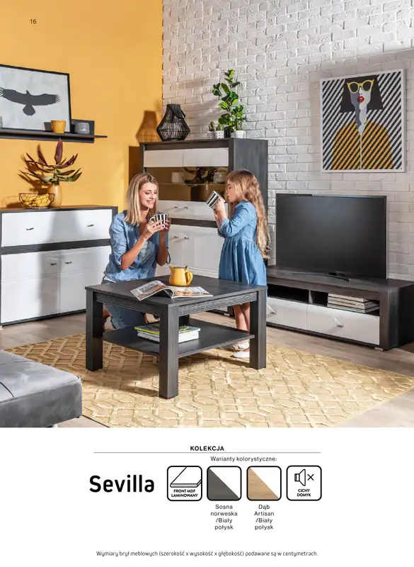 Komfort - gazetka promocyjna Katalog meble i oświetlenie od piątku 26.09 do środy 31.12 - strona 16