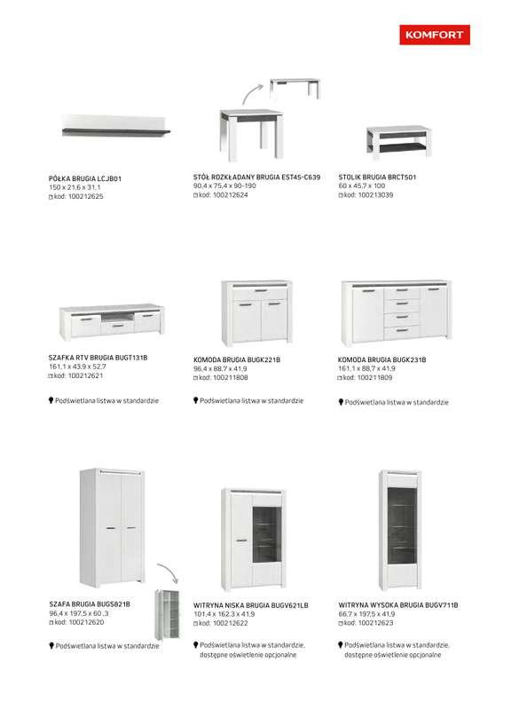 Komfort - gazetka promocyjna Katalog meble i oświetlenie od piątku 26.09 do środy 31.12 - strona 27