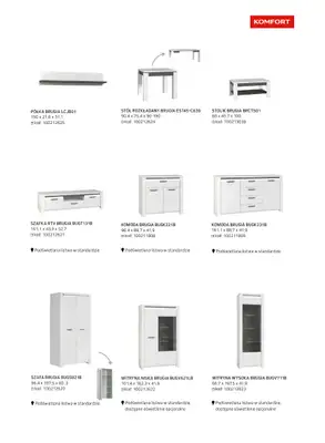 Komfort - gazetka promocyjna Katalog meble i oświetlenie od piątku 26.09 do środy 31.12 - strona 27 Komfort - gazetka promocyjna Katalog meble i oświetlenie od piątku 26.09 do środy 31.12 - strona 27