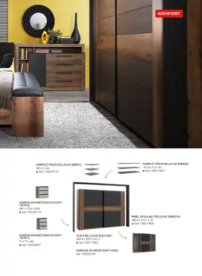 Komfort - gazetka promocyjna Katalog meble i oświetlenie od piątku 26.09 do środy 31.12 - strona 57 Komfort - gazetka promocyjna Katalog meble i oświetlenie od piątku 26.09 do środy 31.12 - strona 57