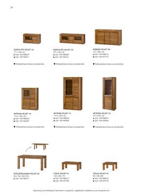 Komfort - gazetka promocyjna Katalog meble i oświetlenie od piątku 26.09 do środy 31.12 - strona 24