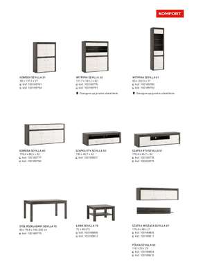 Komfort - gazetka promocyjna Katalog meble i oświetlenie od piątku 26.09 do środy 31.12 - strona 17
