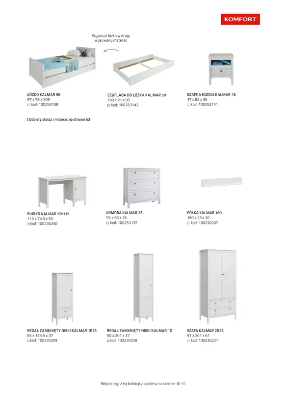 Komfort - gazetka promocyjna Katalog meble i oświetlenie od piątku 26.09 do środy 31.12 - strona 51