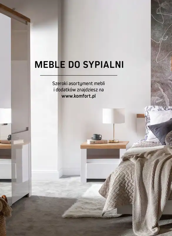 Komfort - gazetka promocyjna Katalog meble i oświetlenie od piątku 26.09 do środy 31.12 - strona 42