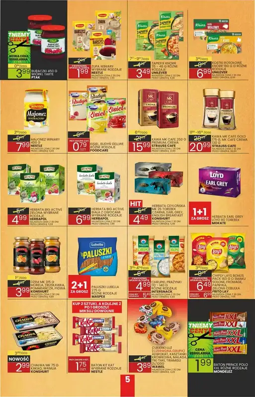 Wafelek - gazetka promocyjna Gazetka od poniedziałku 29.09 do soboty 11.10 - strona 5