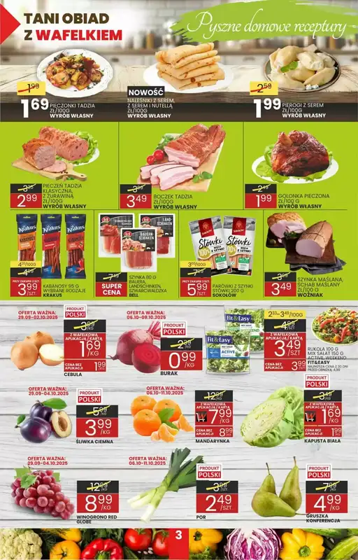 Wafelek - gazetka promocyjna Gazetka od poniedziałku 29.09 do soboty 11.10 - strona 3