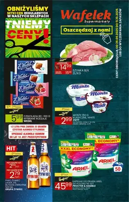 Wafelek - gazetka promocyjna Gazetka od poniedziałku 29.09 do soboty 11.10
