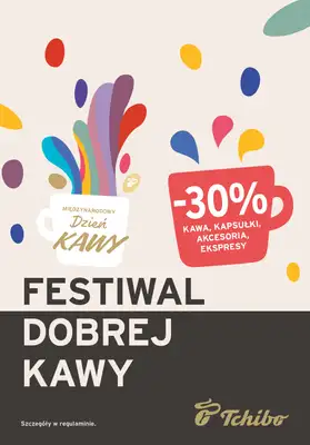 Tchibo - gazetka promocyjna Międzynarodowy Tydzień Kawy w Tchibo od poniedziałku 29.09 do poniedziałku 13.10