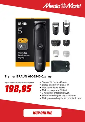 Media Markt - gazetka promocyjna -20% na produkty Braun do pielęgnacji męskiej od piątku 26.09 do czwartku 02.10 - strona 4