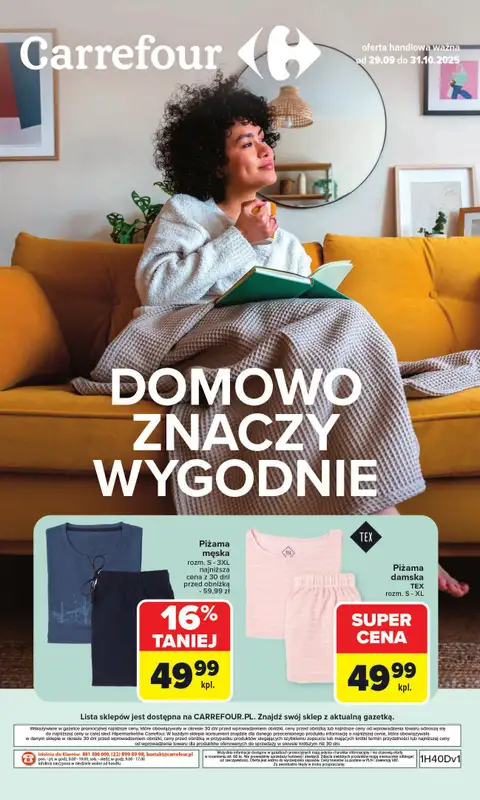 Carrefour - gazetka promocyjna Gazetka Jesień jest w modzie od poniedziałku 29.09 do piątku 31.10 - strona 32