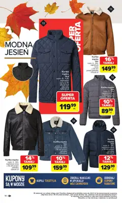 Carrefour - gazetka promocyjna Gazetka Jesień jest w modzie od poniedziałku 29.09 do piątku 31.10 - strona 14 Carrefour - gazetka promocyjna Gazetka Jesień jest w modzie od poniedziałku 29.09 do piątku 31.10 - strona 14