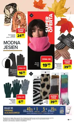 Carrefour - gazetka promocyjna Gazetka Jesień jest w modzie od poniedziałku 29.09 do piątku 31.10 - strona 9 Carrefour - gazetka promocyjna Gazetka Jesień jest w modzie od poniedziałku 29.09 do piątku 31.10 - strona 9