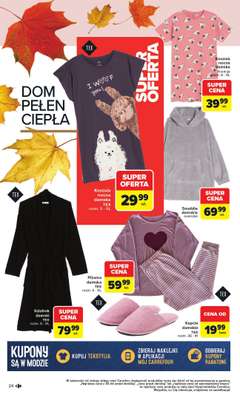Carrefour - gazetka promocyjna Gazetka Jesień jest w modzie od poniedziałku 29.09 do piątku 31.10 - strona 24