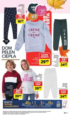 Carrefour - gazetka promocyjna Gazetka Jesień jest w modzie od poniedziałku 29.09 do piątku 31.10 - strona 29