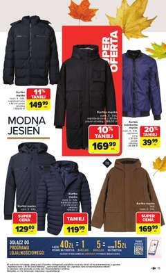 Carrefour - gazetka promocyjna Gazetka Jesień jest w modzie od poniedziałku 29.09 do piątku 31.10 - strona 15
