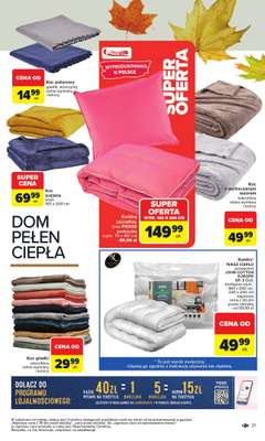 Carrefour - gazetka promocyjna Gazetka Jesień jest w modzie od poniedziałku 29.09 do piątku 31.10 - strona 31