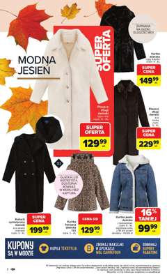 Carrefour - gazetka promocyjna Gazetka Jesień jest w modzie od poniedziałku 29.09 do piątku 31.10 - strona 2