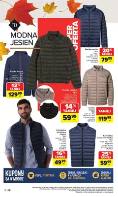 Carrefour - gazetka promocyjna Gazetka Jesień jest w modzie od poniedziałku 29.09 do piątku 31.10 - strona 12 Carrefour - gazetka promocyjna Gazetka Jesień jest w modzie od poniedziałku 29.09 do piątku 31.10 - strona 12