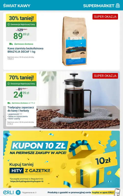 Erli - gazetka promocyjna Codzienne zakupy w super cenach! od poniedziałku 29.09 do niedzieli 12.10 - strona 6
