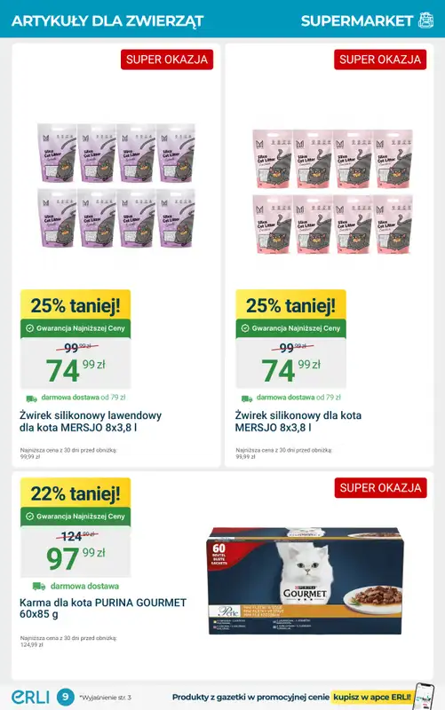 Erli - gazetka promocyjna Codzienne zakupy w super cenach! od poniedziałku 29.09 do niedzieli 12.10 - strona 9