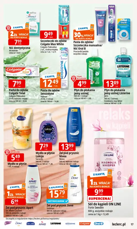 Leclerc - gazetka promocyjna Oferta E.Leclerc I Jesienne must have od wtorku 30.09 do soboty 11.10 - strona 17