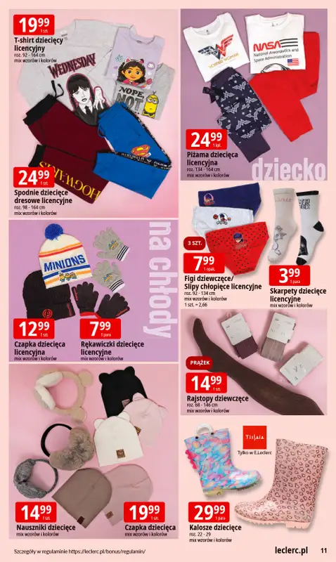 Leclerc - gazetka promocyjna Oferta E.Leclerc I Jesienne must have od wtorku 30.09 do soboty 11.10 - strona 11