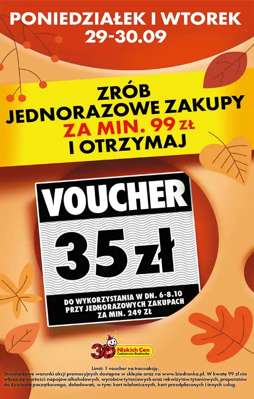 Biedronka - gazetka promocyjna Od poniedziałku od poniedziałku 29.09 do soboty 04.10 - strona 18