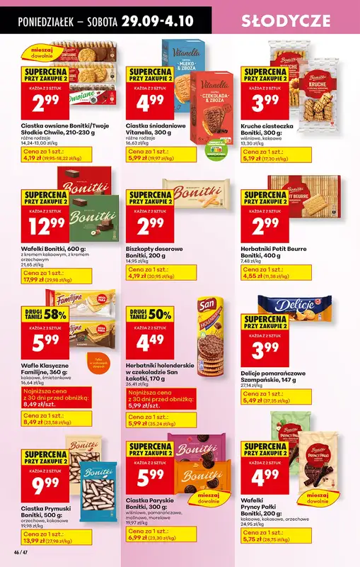 Biedronka - gazetka promocyjna Od poniedziałku od poniedziałku 29.09 do soboty 04.10 - strona 60