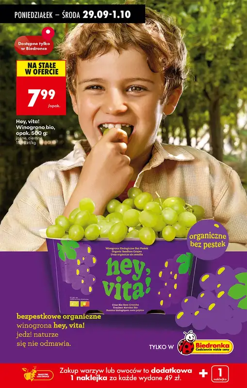 Biedronka - gazetka promocyjna Od poniedziałku od poniedziałku 29.09 do soboty 04.10 - strona 24