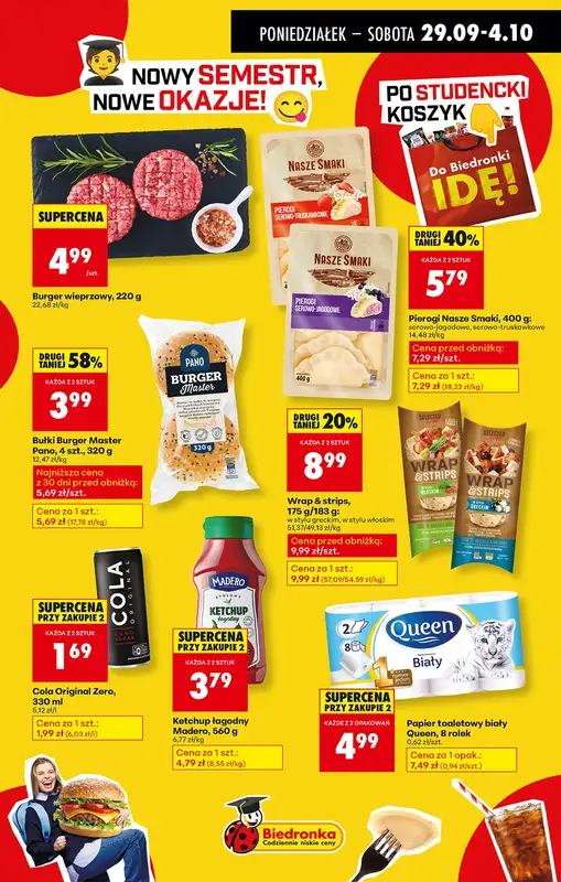 Biedronka - gazetka promocyjna Od poniedziałku od poniedziałku 29.09 do soboty 04.10 - strona 45