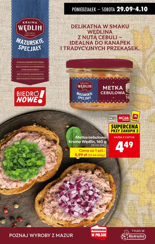 Biedronka - gazetka promocyjna Od poniedziałku od poniedziałku 29.09 do soboty 04.10 - strona 85