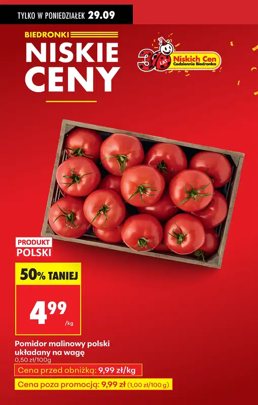 Biedronka - gazetka promocyjna Od poniedziałku od poniedziałku 29.09 do soboty 04.10 - strona 7