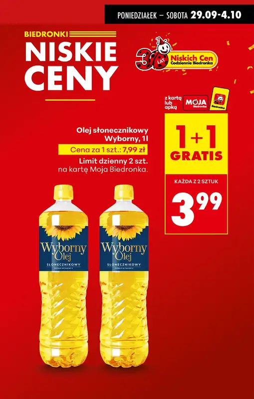 Biedronka - gazetka promocyjna Od poniedziałku od poniedziałku 29.09 do soboty 04.10 - strona 6
