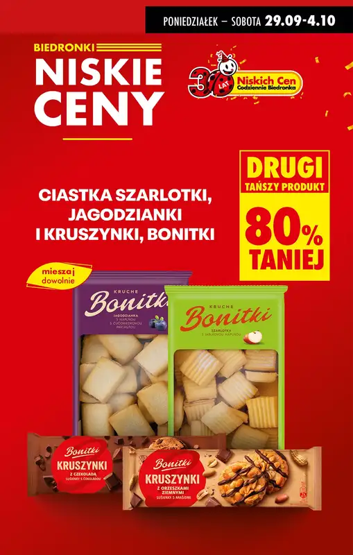 Biedronka - gazetka promocyjna Od poniedziałku od poniedziałku 29.09 do soboty 04.10 - strona 11