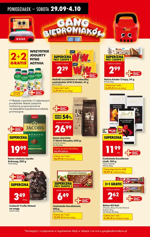 Biedronka - gazetka promocyjna Od poniedziałku od poniedziałku 29.09 do soboty 04.10 - strona 43